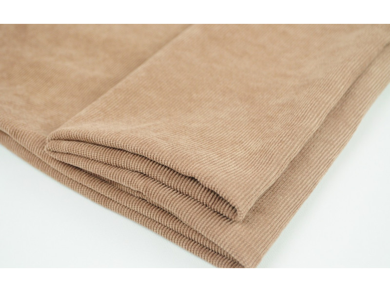 Вельвет, отрез 50х45 см, бежево-песочный