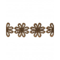 Кружево, коричневый (цена за 1 м)