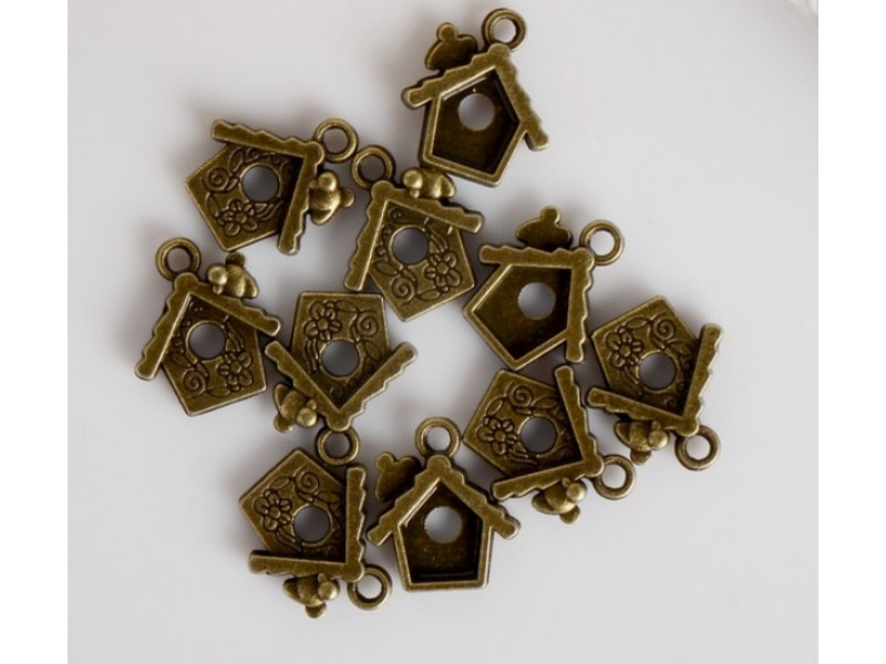 Подвеска "Домик"  1,7х1,5 см