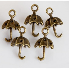 Подвеска "Зонтик"  2,2х1,3х1,3 см (цена за 1 шт.)