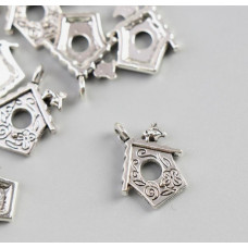 Подвеска "Домик" серебро 1,7х1,4 см (цена за 1 шт.)